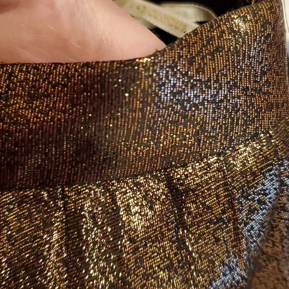 Kate Spade Metallic Pleated Skirt - Picture 6 of 9